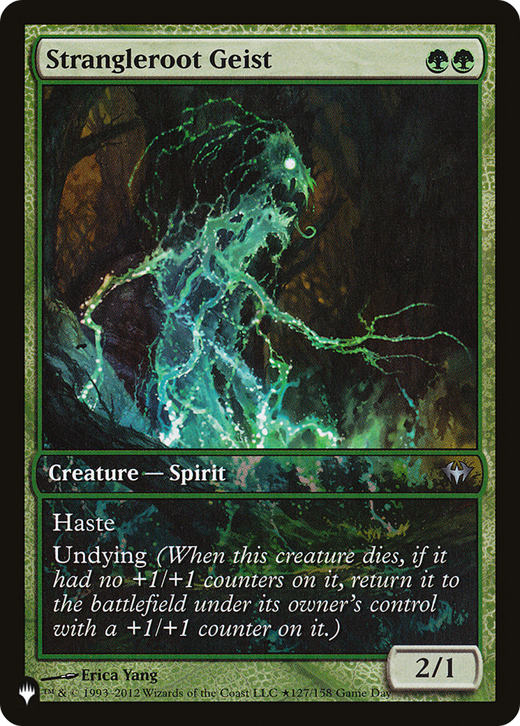 Strangleroot Geist (PDKA-127) - The List
