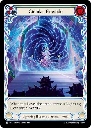 Circular Flowtide (OMN033) Cold Foil - Omens of the Third Age