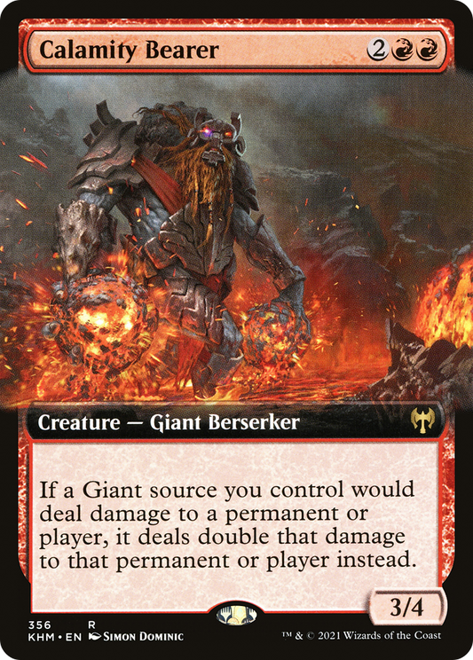 Calamity Bearer (Extended Art) [Kaldheim]