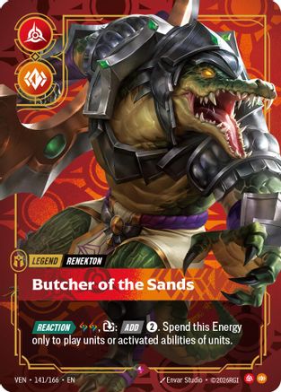 Renekton – Butcher of the Sands (141) Foil - Vendetta