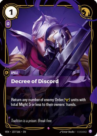 Decree of Discord (107) Foil - Vendetta
