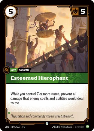 Esteemed Hierophant (025) - Vendetta