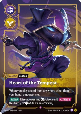 Kennen – Heart of the Tempest (155) Foil - Vendetta
