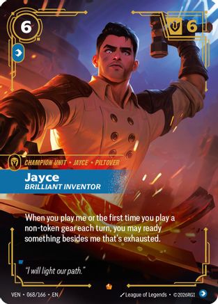 Jayce – Brilliant Inventor (068) Foil - Vendetta