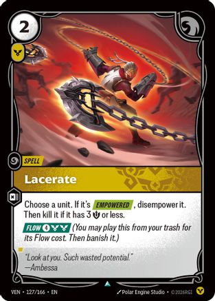 Lacerate (127) Foil - Vendetta