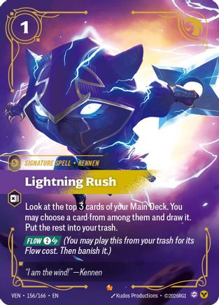 Lightning Rush (156) Foil - Vendetta