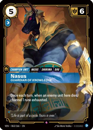 Nasus – Guardian of Knowledge (063) Foil - Vendetta