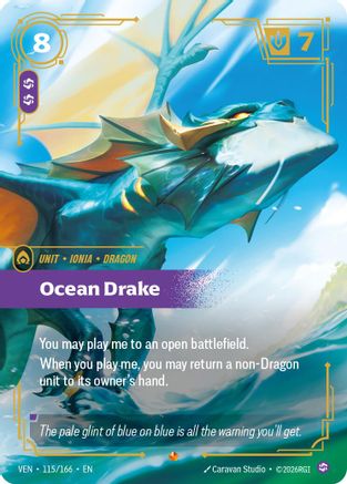 Ocean Drake (115) Foil - Vendetta
