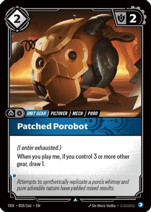 Patched Porobot (058) - Vendetta