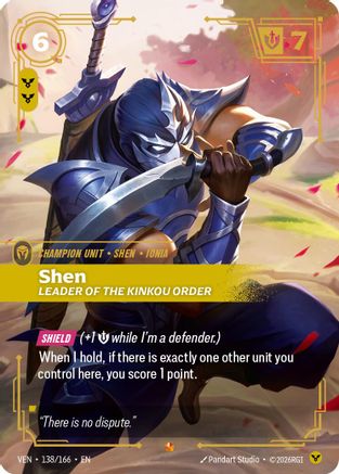 Shen – Leader of the Kinkou Order (138) Foil - Vendetta