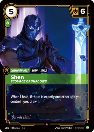 Shen – Scourge of Shadows (042) Foil - Vendetta