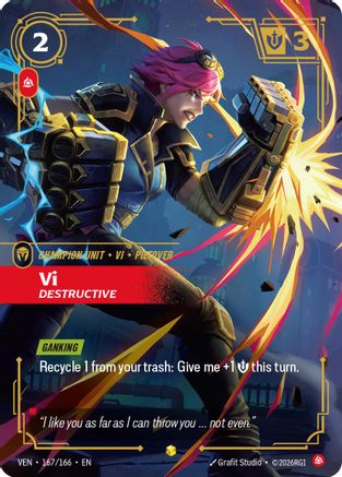 Vi – Destructive (Overnumbered) (167) Foil - Vendetta