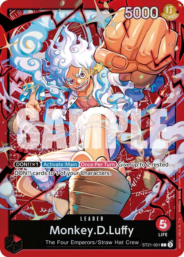 Monkey.D.Luffy (Reprint) (ST21-001) Foil