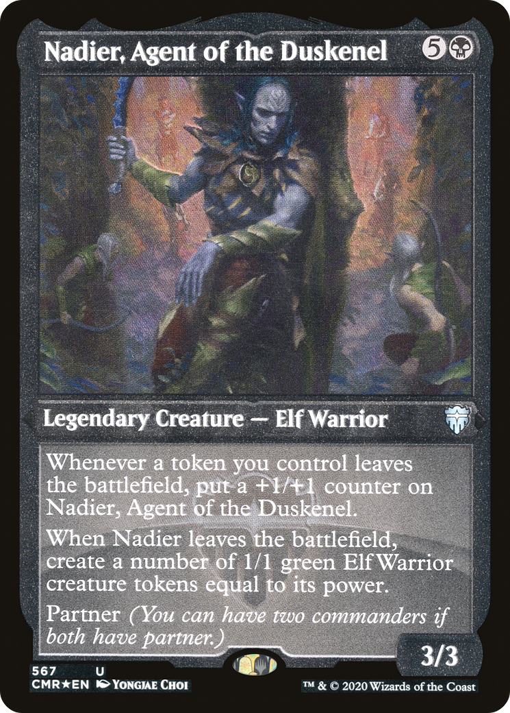 Nadier, Agent of the Duskenel (567) Etched - Commander Legends