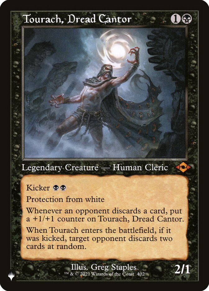 Tourach, Dread Cantor (Retro Frame) [The List] | Silver Goblin