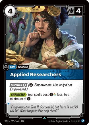Applied Researchers (055) - Vendetta