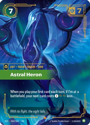 Astral Heron (044) Foil - Vendetta