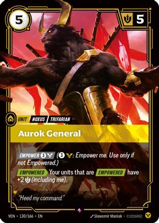 Aurok General (130) Foil - Vendetta