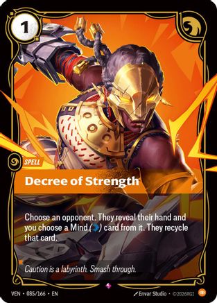 Decree of Strength (085) Foil - Vendetta