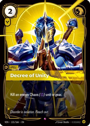 Decree of Unity (131) Foil - Vendetta