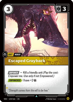 Escaped Grayback (124) - Vendetta