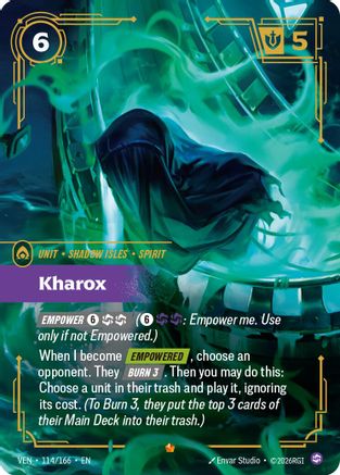 Kharox (114) Foil - Vendetta