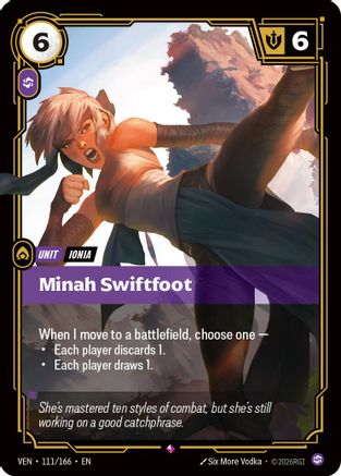 Minah Swiftfoot (111) Foil - Vendetta