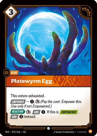 Platewyrm Egg (075) - Vendetta