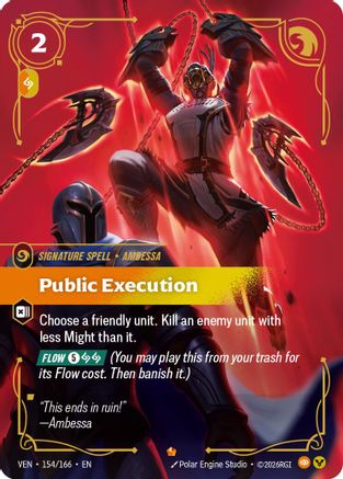 Public Execution (154) Foil - Vendetta