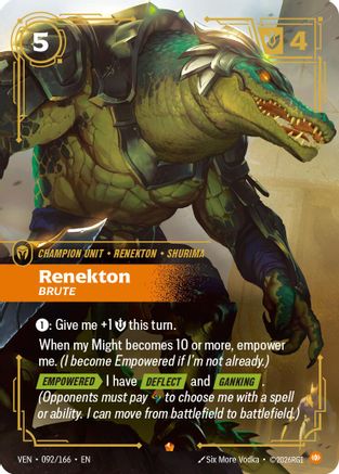 Renekton – Brute (092) Foil - Vendetta