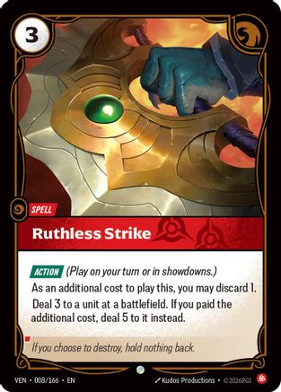 Ruthless Strike (008) - Vendetta
