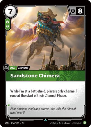 Sandstone Chimera (036) - Vendetta