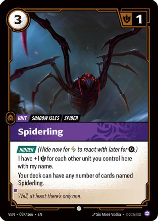 Spiderling (097) - Vendetta