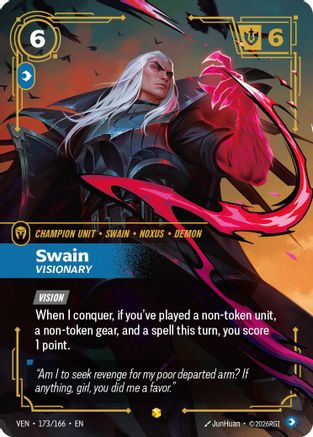 Swain – Visionary (Overnumbered) (173) Foil - Vendetta