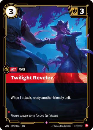 Twilight Reveler (020) Foil - Vendetta