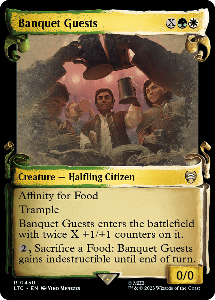 Banquet Guests (Showcase) (450) Foil - Tales of Middle-earth Commander
