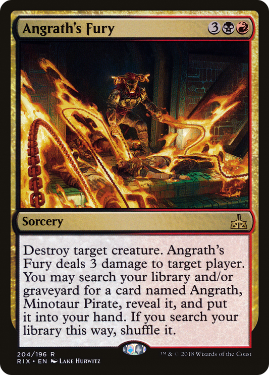Angrath's Fury (204) - Rivals of Ixalan