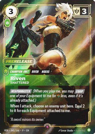 Riven, Shattered (041) Foil - Riftbound Promotional Cards