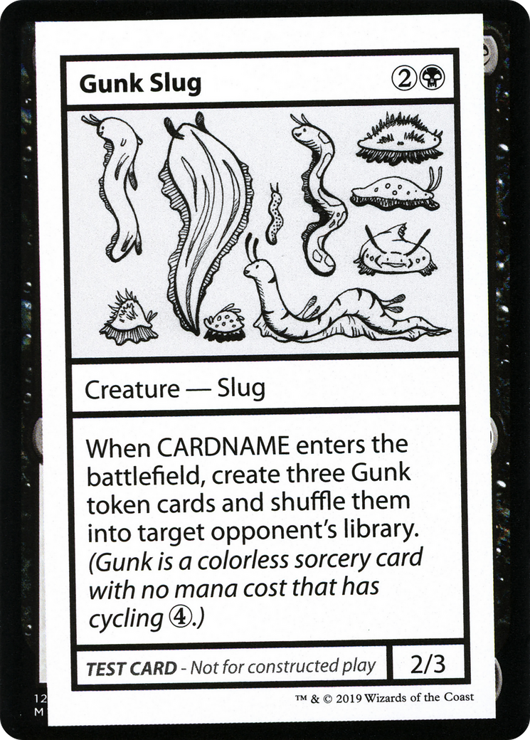 Gunk Slug (2021 Edition) [Mystery Booster Playtest Cards] | Silver Goblin