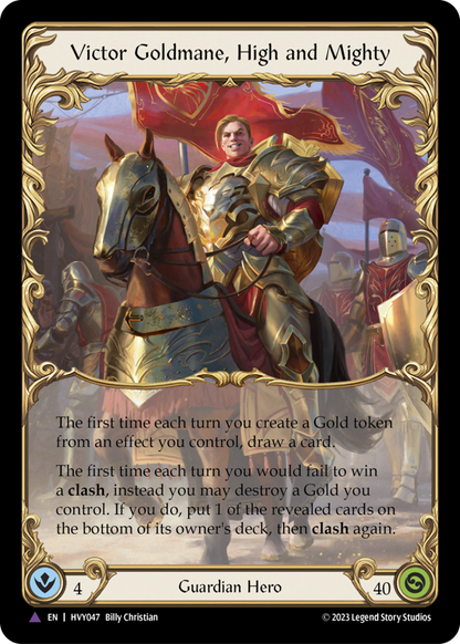 Victor Goldmane, High and Mighty (Marvel) (HVY047) Cold Foil - Heavy Hitters