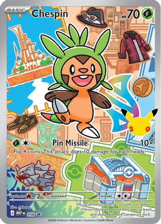Chespin (58) Holofoil - Black Star Promos
