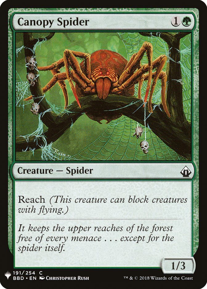 Canopy Spider [Mystery Booster] | Silver Goblin
