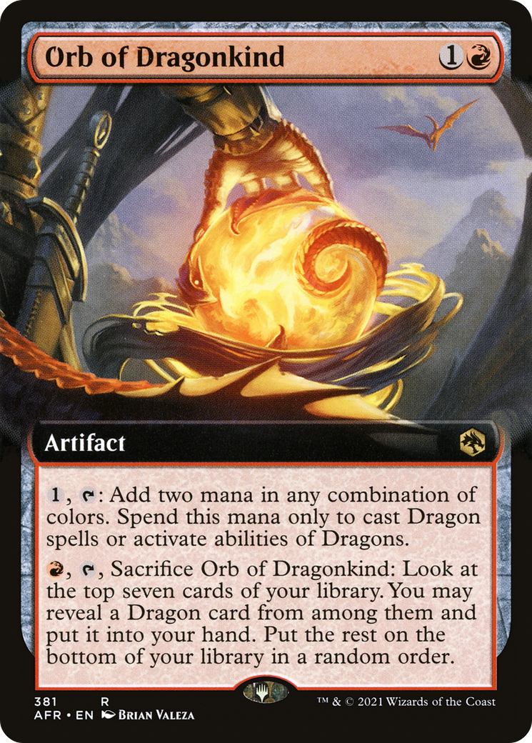 Orb of Dragonkind (Extended Art) (381) Foil - Adventures in the Forgotten Realms