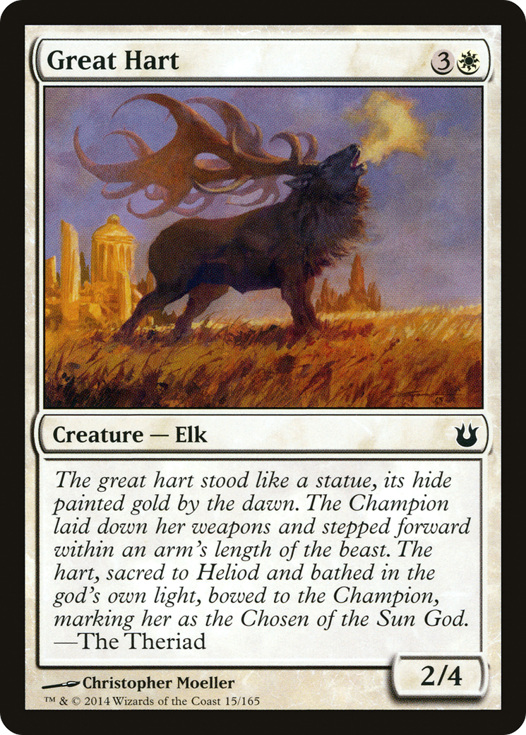 Great Hart (015) Foil - Born of the Gods