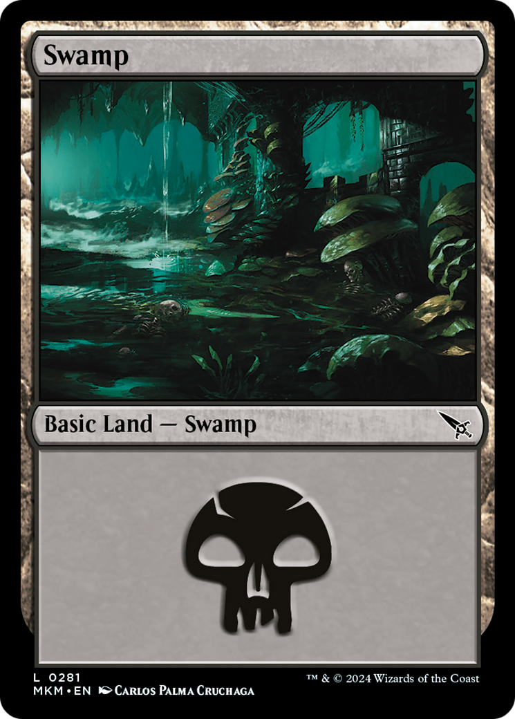 Swamp (281) Foil - Murders at Karlov Manor