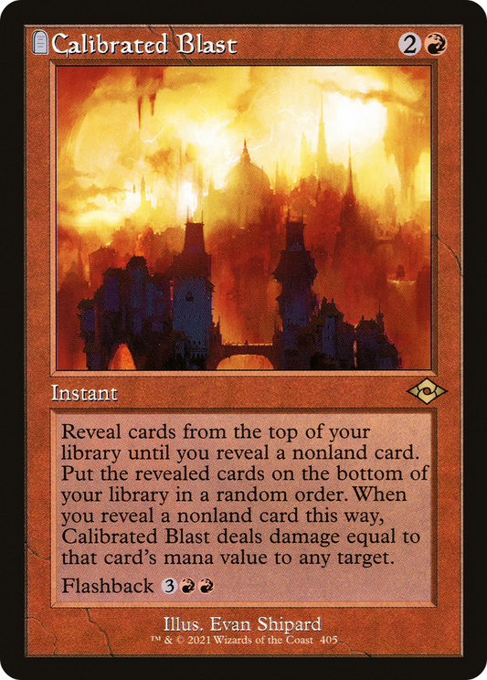 Calibrated Blast (Retro) [Modern Horizons 2] Foil