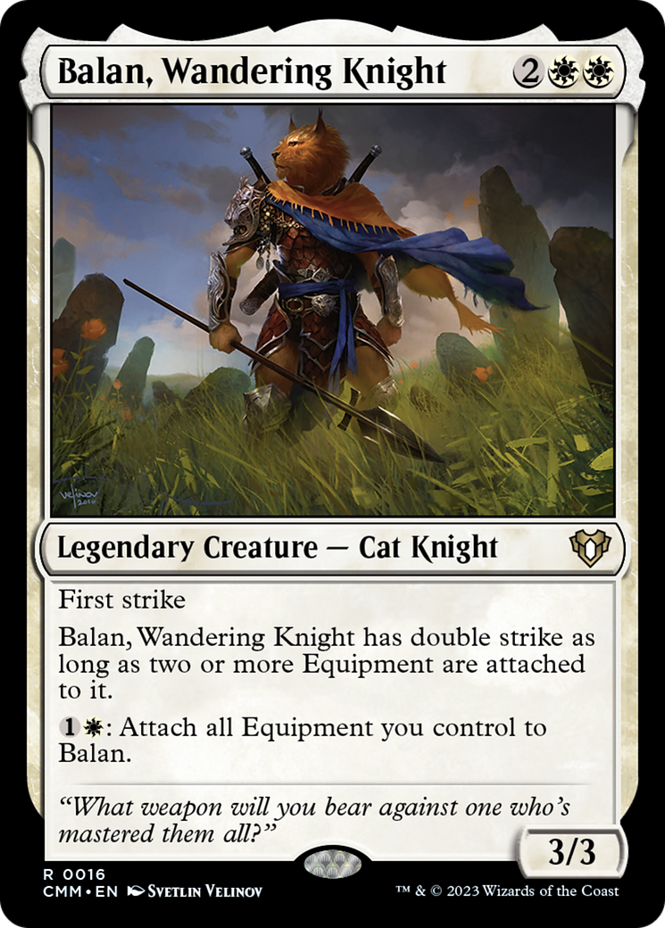 Balan, Wandering Knight [Commander Masters] | Silver Goblin