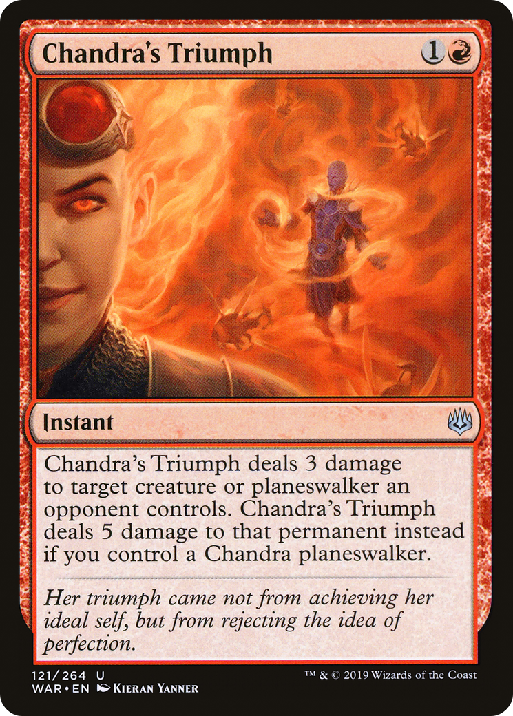 Chandra's Triumph [War of the Spark] Foil