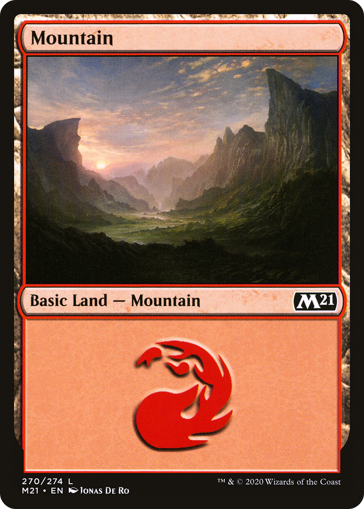 Mountain (270) Foil - Core Set 2021