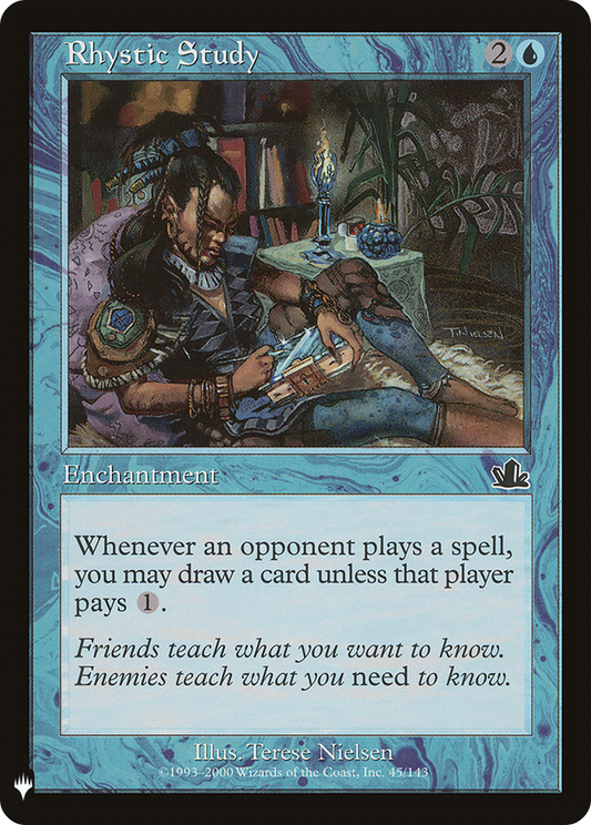 Rhystic Study (Retro) (045) - The List